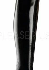 Pleaser Shoes Sales 6 1/4" Brass Heel Thigh Boot (DAGGER-3000 Final Sale)