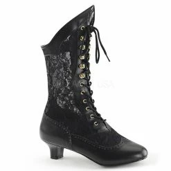 Funtasma 2" Heel Victorian Lace Boot (DAME-115)