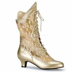 Funtasma 2" Heel Victorian Lace Boot (DAME-115)