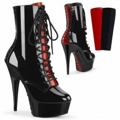 Pleaser Shoes 6" Lace-Up Platform Ankle Boot (DELIGHT-1020FH) Platform Shoes