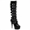 Pleaser Shoes 6" Buckled Platform Knee Boot (DELIGHT-2049)
