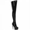 Pleaser Shoes 6" Stiletto Crotch Boot (DELIGHT-4000)