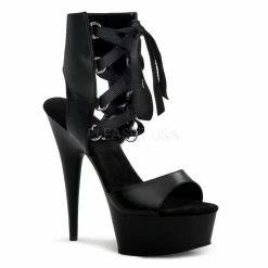 Pleaser Shoes 6" Front Lace-Up Platform Bootie (DELIGHT-600-14)