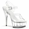 Pleaser Shoes 6" Stiletto Platform Sandal (DELIGHT-608)
