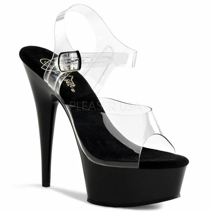 Pleaser Shoes 6" Stiletto Platform Sandal (DELIGHT-608)