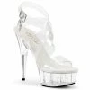 Pleaser Shoes Sales 6" Stiletto Platform Sandal (DELIGHT-635 Final Sale)