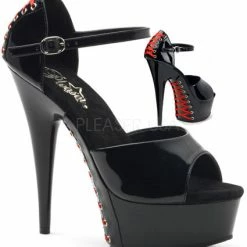 Pleaser Shoes 6" Stiletto Corset Platform (DELIGHT-660FH)