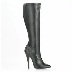 Pleaser Shoes 6" Plain Stretch Knee Boot (DOMINA-2000)