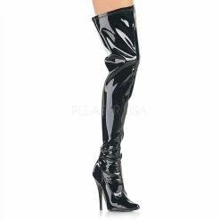 Pleaser Shoes 6" Plain Stretch Thigh Boot (DOMINA-3000) Boots