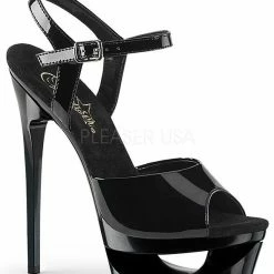 Pleaser Shoes 6 1/2" Stiletto Platform Slide (ECLIPSE-609)