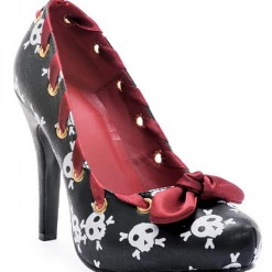 Ellie Shoes 4" Heel Skull & Crossbones Pump (ES400-Ahoy)