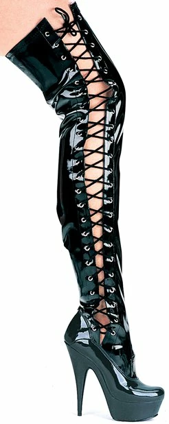 Ellie Shoes Shop By Brand 6" Pointed Stiletto Thigh High (ES609-Ferocious)