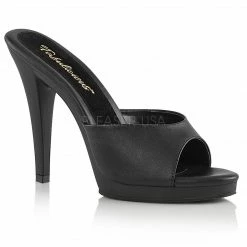 Fabulicious 4 1/2 Platform Mule Sandal (FLAIR-401-2) Pleaser Shoes