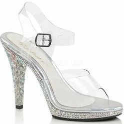 Fabulicious 4.5" Rhinestone Sandal (FLAIR-408DM Final Sale)