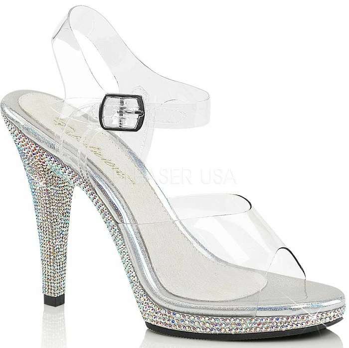 Fabulicious 4.5" Rhinestone Sandal (FLAIR-408DM Final Sale)