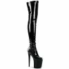 Pleaser Shoes 8" Thigh High Boot (FLAMINGO-3000)