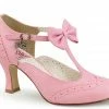 Pin Up Couture 3" Kitten T-Strap Pump (FLAPPER-11) Pleaser Shoes