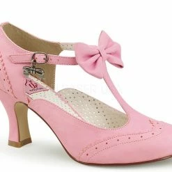 Pin Up Couture 3" Kitten T-Strap Pump (FLAPPER-11) Pleaser Shoes