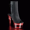 Pleaser Shoes 7" Heel LED Light-Up Boot (FLASHDANCE-1018-7)