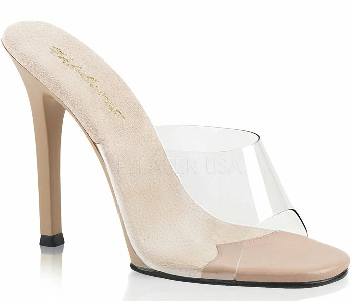 Fabulicious 4 1/2" Heel Mule Sandals (GALA-01)