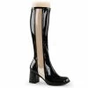 Funtasma Funtasma - Halloween 3" Block Heel Gogo Boot With Transparent Stripe (GOGO-303)