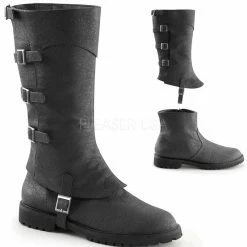 Funtasma Men's Buckled Strap Knee Boots (GOTHAM-105) Funtasma - Halloween