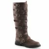 Funtasma Men's Buckle Detailed Knee Boot (GOTHAM-110)