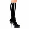 Pleaser Shoes 5 1/4" Stretch Platform Knee Boot (INDULGE-2000)