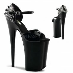 Pleaser Shoes 9" Platform Ankle Strap Studded D'Orsay Sandal (INFINITY-912SP)