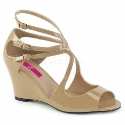 Pink Label By Pleaser 3" Strappy Wedge Sandal (KIMBERLY-04 Final Sale)