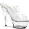 Pleaser Shoes 6" Spike Heel Platform Sandal (KISS-202 Final Sale) Sales