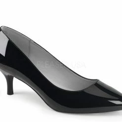 Pink Label By Pleaser 2 1/2" Kitten Heel Pump (KITTEN-01)