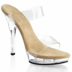 Fabulicious 5" Stiletto Heel Mini-Platform Slide (LIP-102-1 Final Sale) Sales