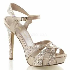 Fabulicious 4 3/4" Heel Ankle Strap Sandal (Lumina-23) Pleaser Shoes