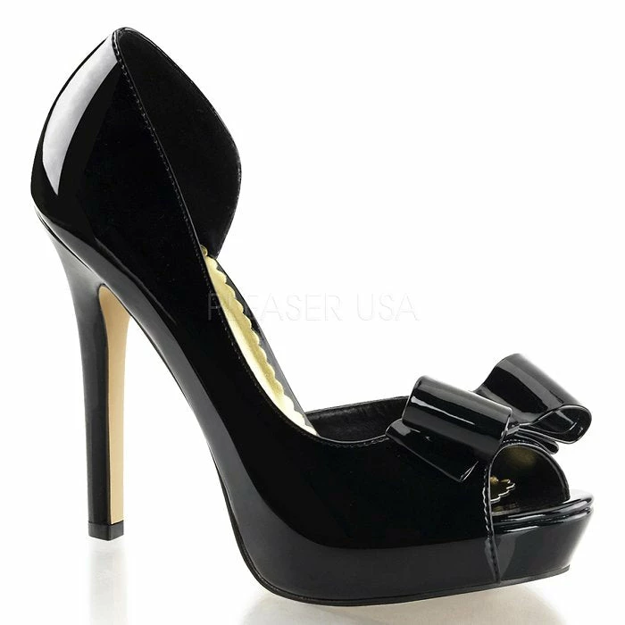 Fabulicious 4 3/4" Heel Platform Peep Toe D'Orsay Pump(Lumina-32) Pleaser Shoes