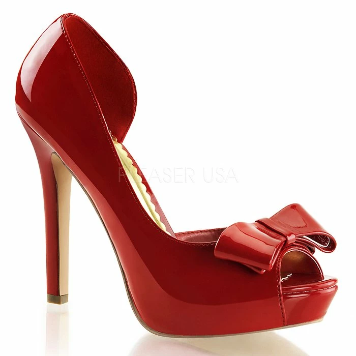 Fabulicious 4 3/4" Heel Platform Peep Toe D'Orsay Pump(Lumina-32) Pleaser Shoes