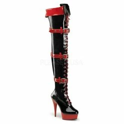 Funtasma 6" Lace-Up Buckle Platform Boot (Medic-3028 Final Sale)