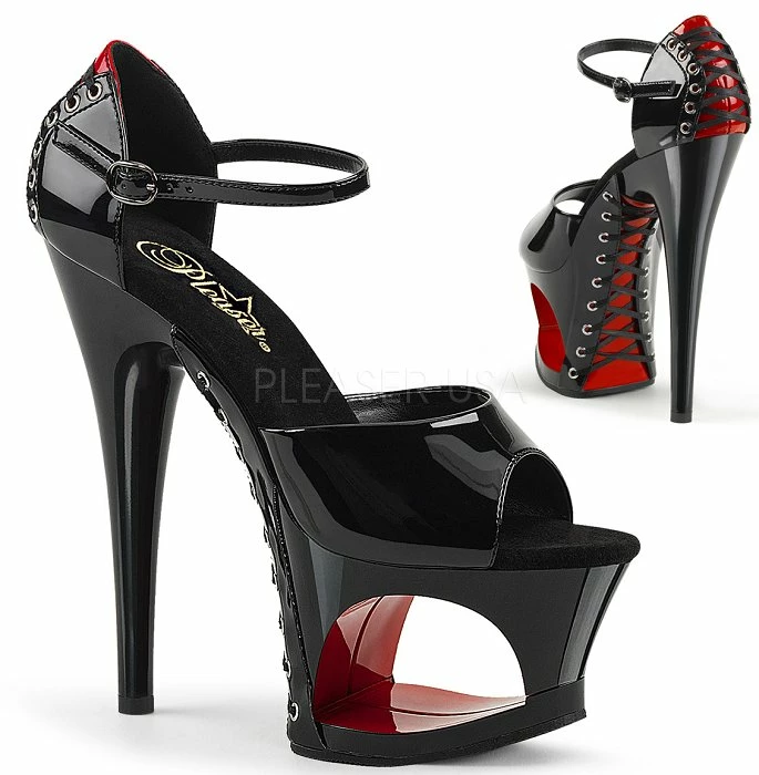 Pleaser Shoes 7 " Cut-out Platform (MOON-760FH)