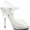 Fabulicious Pleaser Shoes 5" Stiletto Mini-Platform Ankle Strap Sandal (POISE-508)