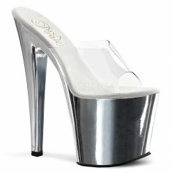 Pleaser Shoes Sales 7 1/2" Stiletto Platform Slide (TABOO-701 Final Sale)