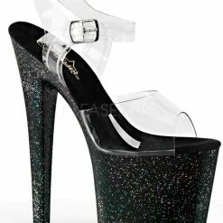 Pleaser Shoes 7 1/2" Stiletto Platform Sandal (TABOO-708MG)