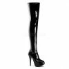 Bordello 5 3/4" Heel Stretch Thigh Boot (TEEZE-3000 Final Sale) Bordello Shoes
